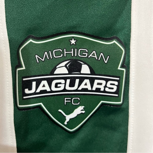 Women’s Nike‎ Dri Fit Vneck Jersey Michigan Jaguars FC Soccer Size XL - Picture 5 of 10